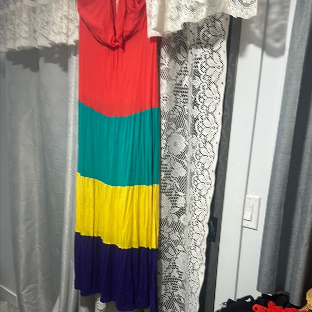 Gilli Multicolor Striped Maxi Dress